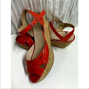 Authentic Ferragamo wedge sandals